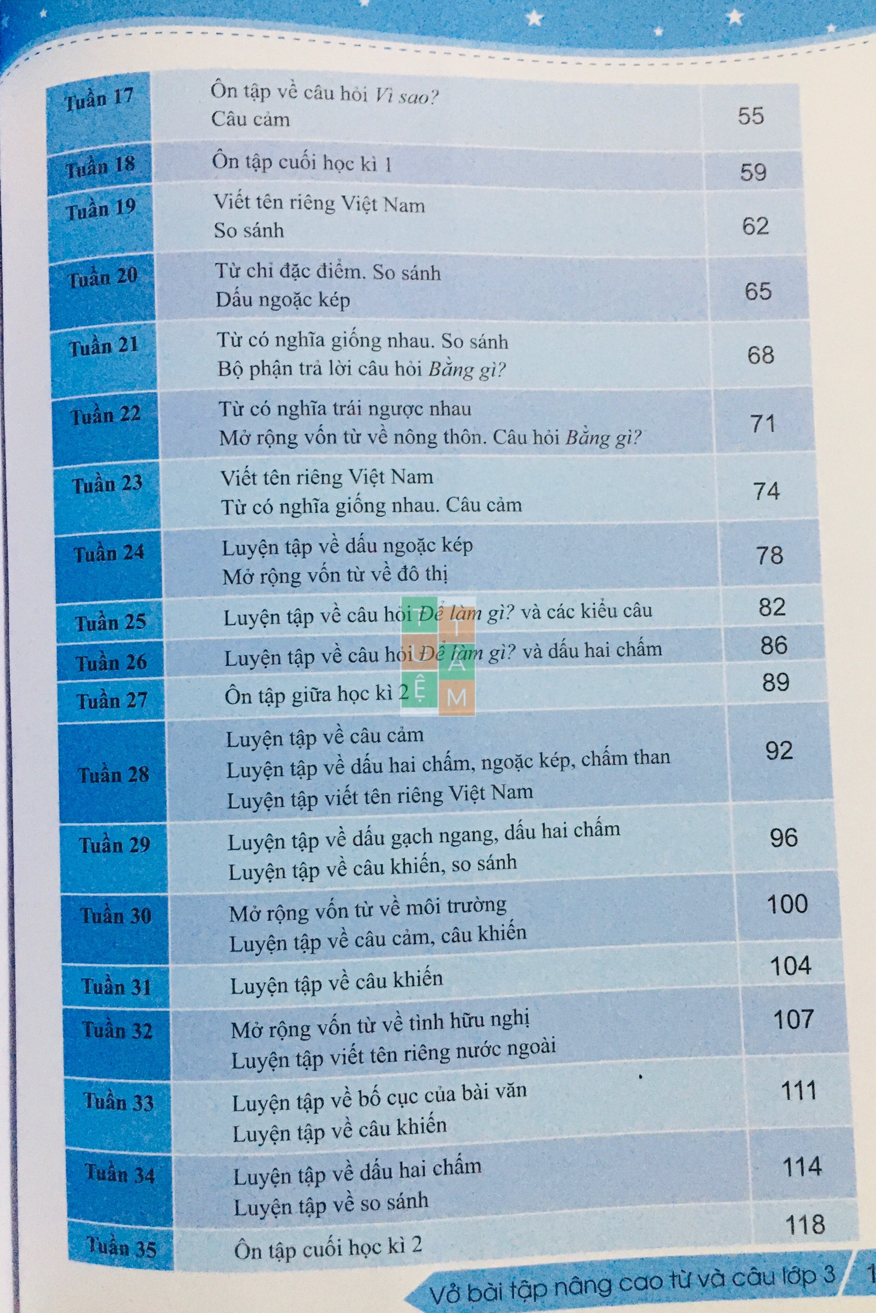 Sách - Vở bài tập nâng cao từ và câu lớp 3 (Cánh diều)