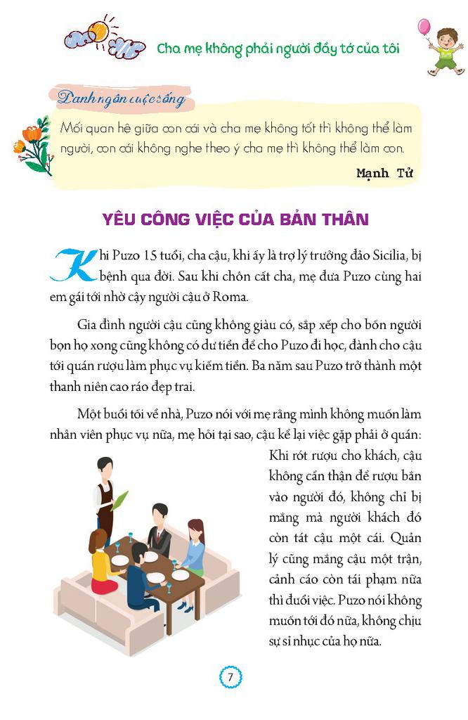 Nhật Ký Trưởng Thành Cúa Đứa Trẻ Ngoan - Cha Mẹ Không Phải Người Đầy Tớ Của Tôi (Tái Bản)