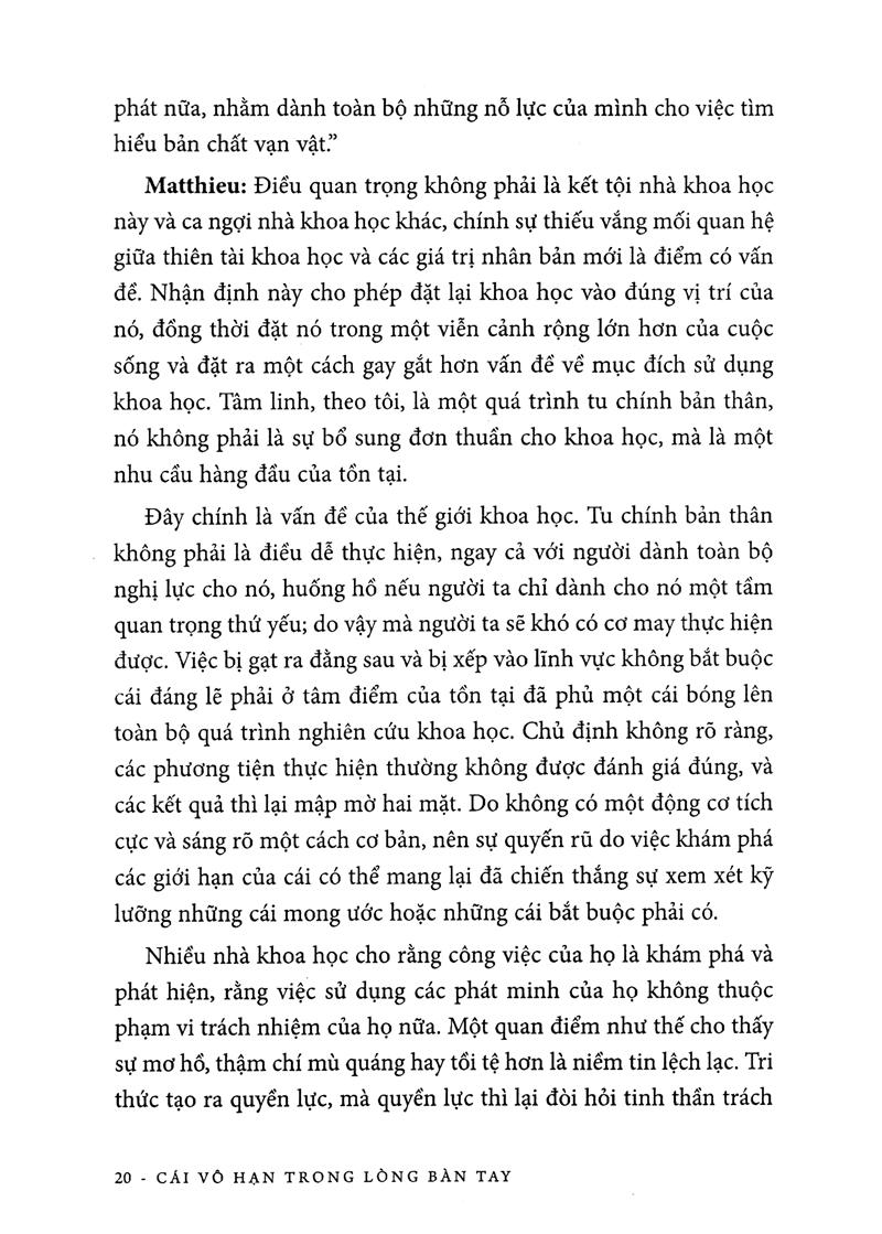 Khoa Học Khám Phá - Cái Vô Hạn Trong Lòng Bàn Tay (Tái Bản)