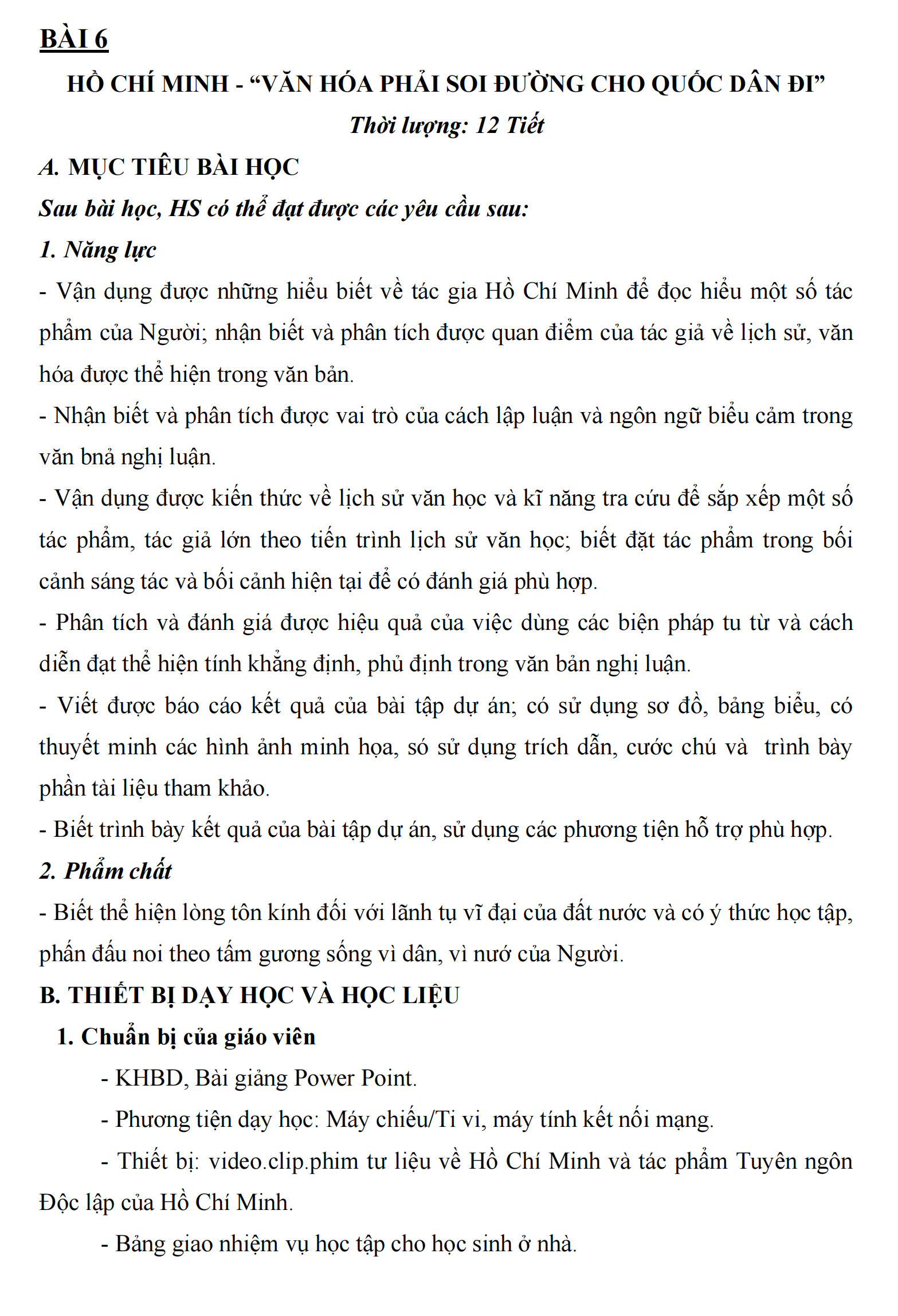 Sách - Combo Kế hoạch bài dạy ngữ văn 12 - tập 1 + 2 (Kết Nối)