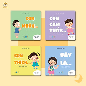 Sách bồi cứng  Bé Học Giao Tiếp - Dành cho cả nhà để Giao tiếp hiệu quả cùng con, Casa Sunshine