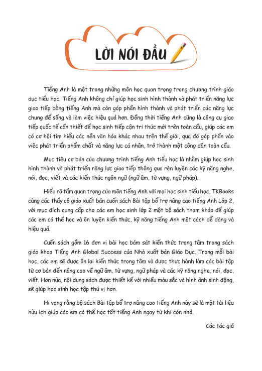 Sách - Bài tập bổ trợ nâng cao tiếng Anh lớp 2 (MC)