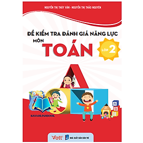Sách - Đề kiểm tra đánh giá năng lực môn Toán lớp 2