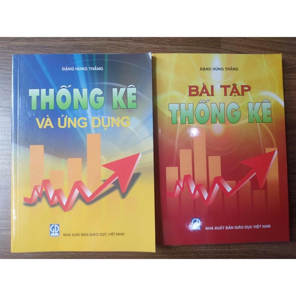 Sách - Combo Thống Kê Và Ứng Dụng + Bài tập thông kê Giáo trình dùng cho các trường Đại học và Cao đẳng (DN)