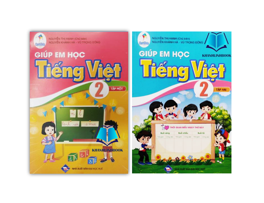 Sách - Combo Giúp em học Tiếng Việt 2 tập 1 + 2 (Cánh Diều)