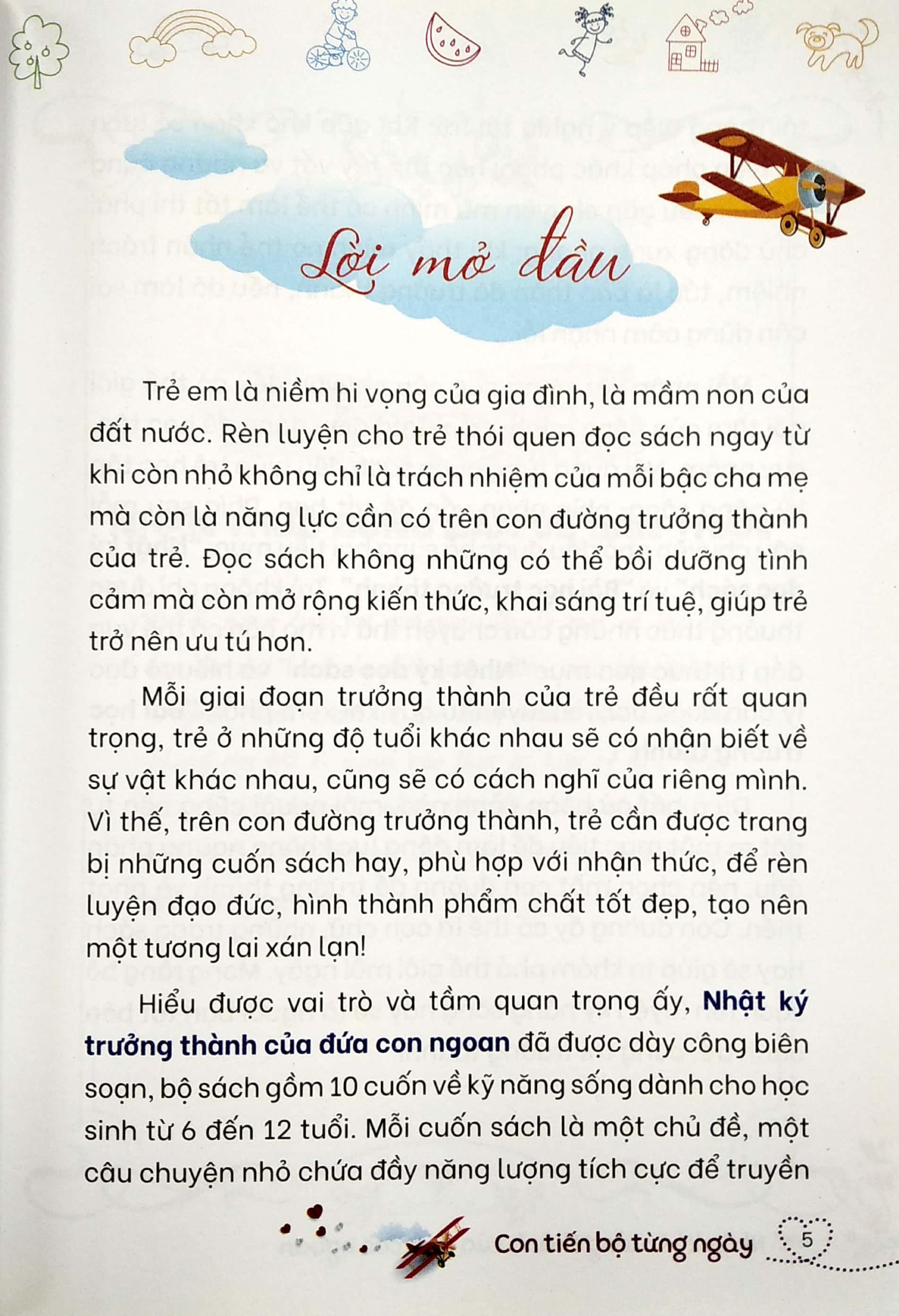 Nhật Ký Trưởng Thành Cúa Đứa Con Ngoan - Con Tiến Bộ Từng Ngày