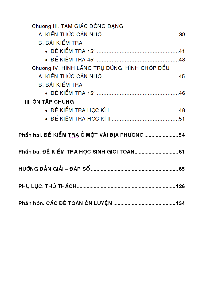 100 Đề Kiểm Tra Toán 8