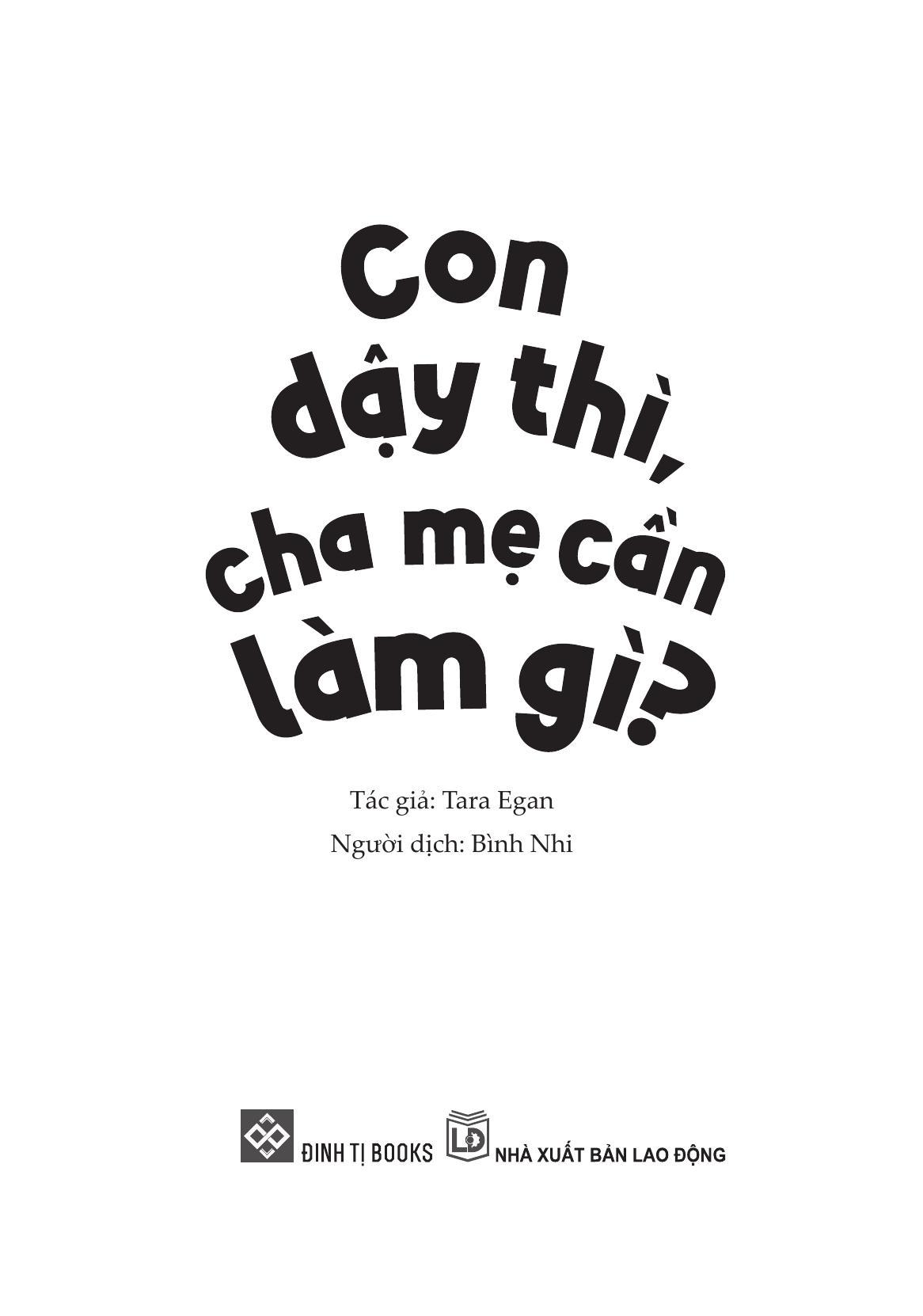 Sách - Con Dậy Thì, Cha Mẹ Cần Làm Gì?