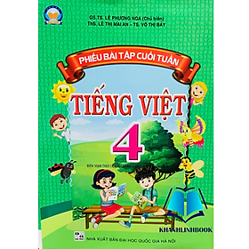 Sách - phiếu bài tập cuối tuần tiếng việt 4