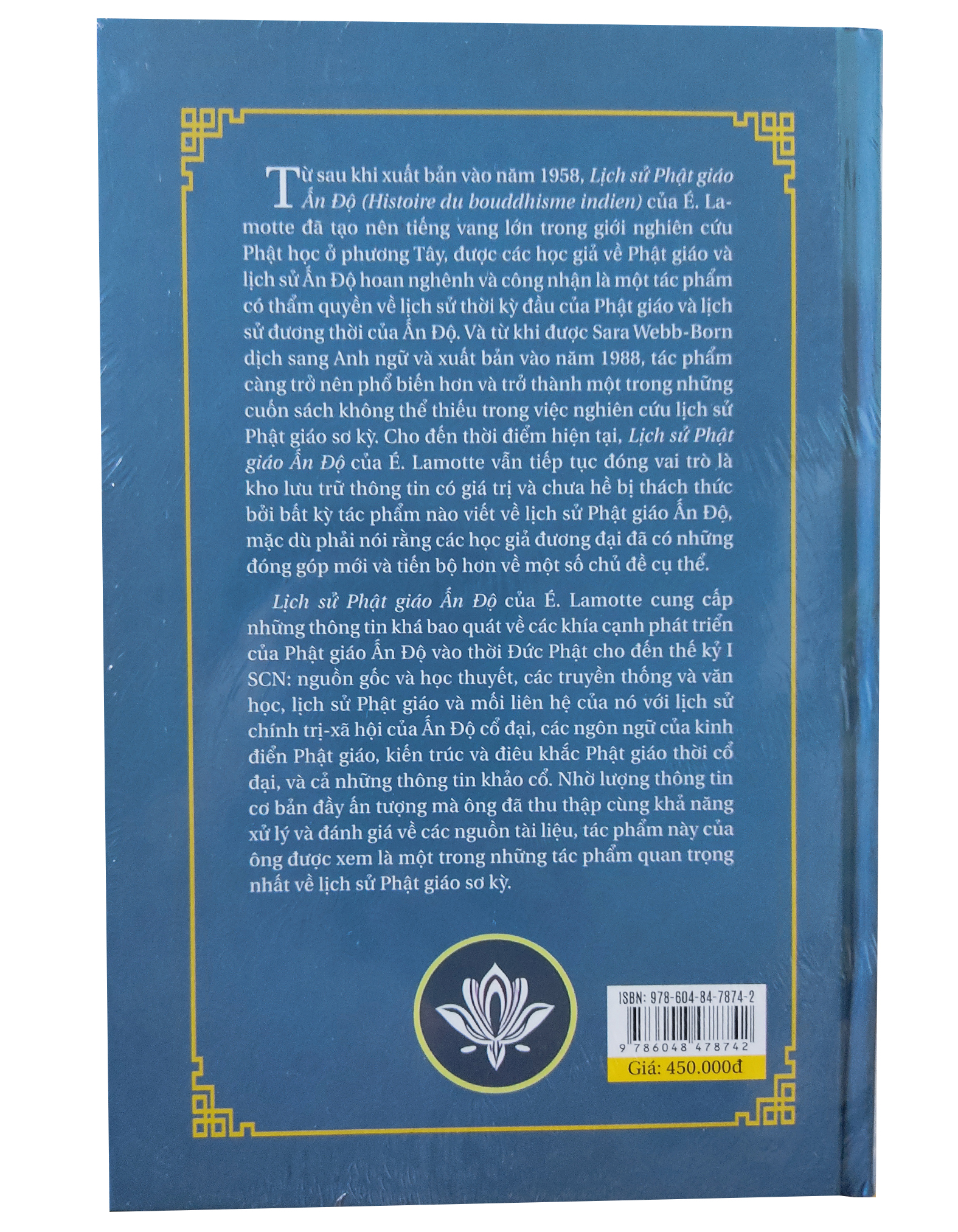 Lịch Sử Phật Giáo Ấn Độ ( Bìa Cứng )