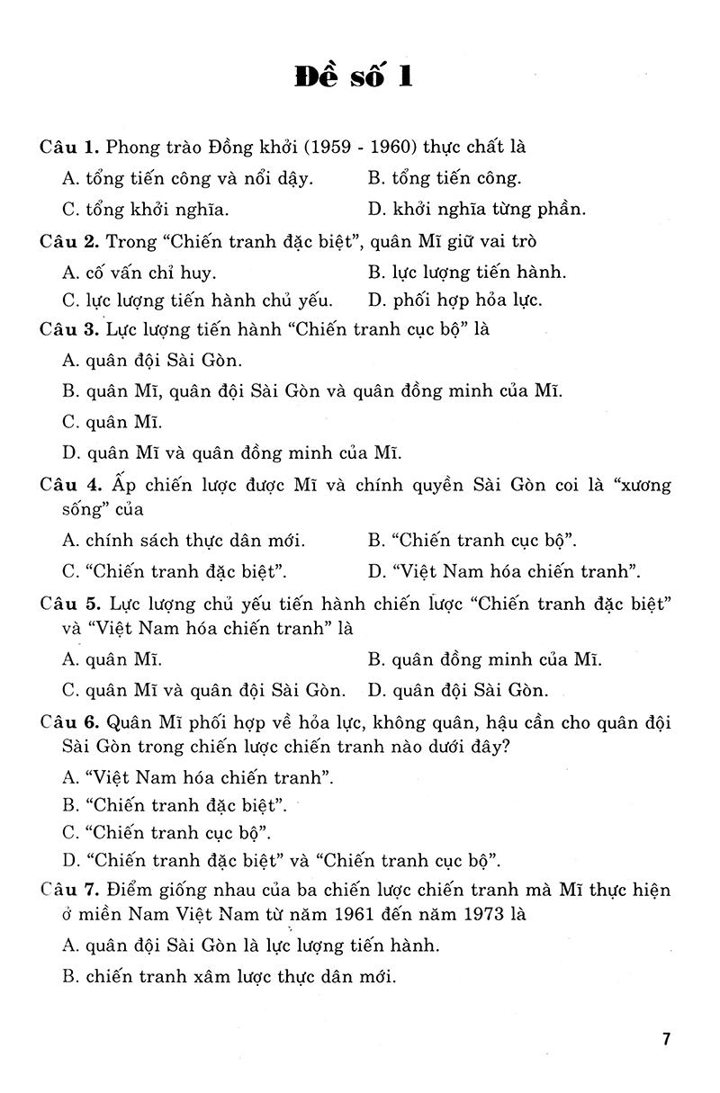 36 Bộ Đề Trắc Nghiệm Ôn Thi Trung Học Phổ Thông Quốc Gia 2019 - Khoa Học Xã Hội