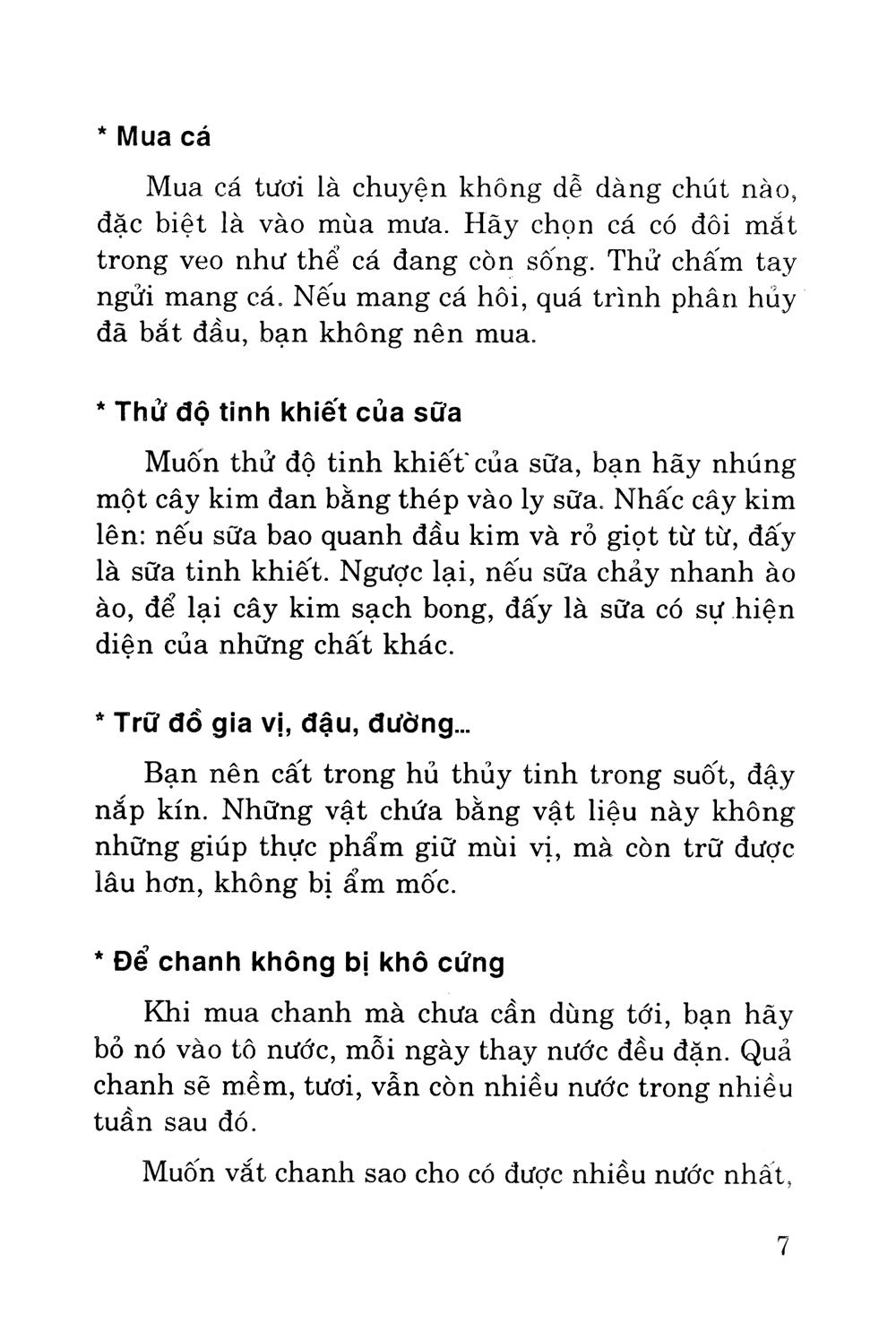 Mẹo Vặt Trong Nhà Bếp
