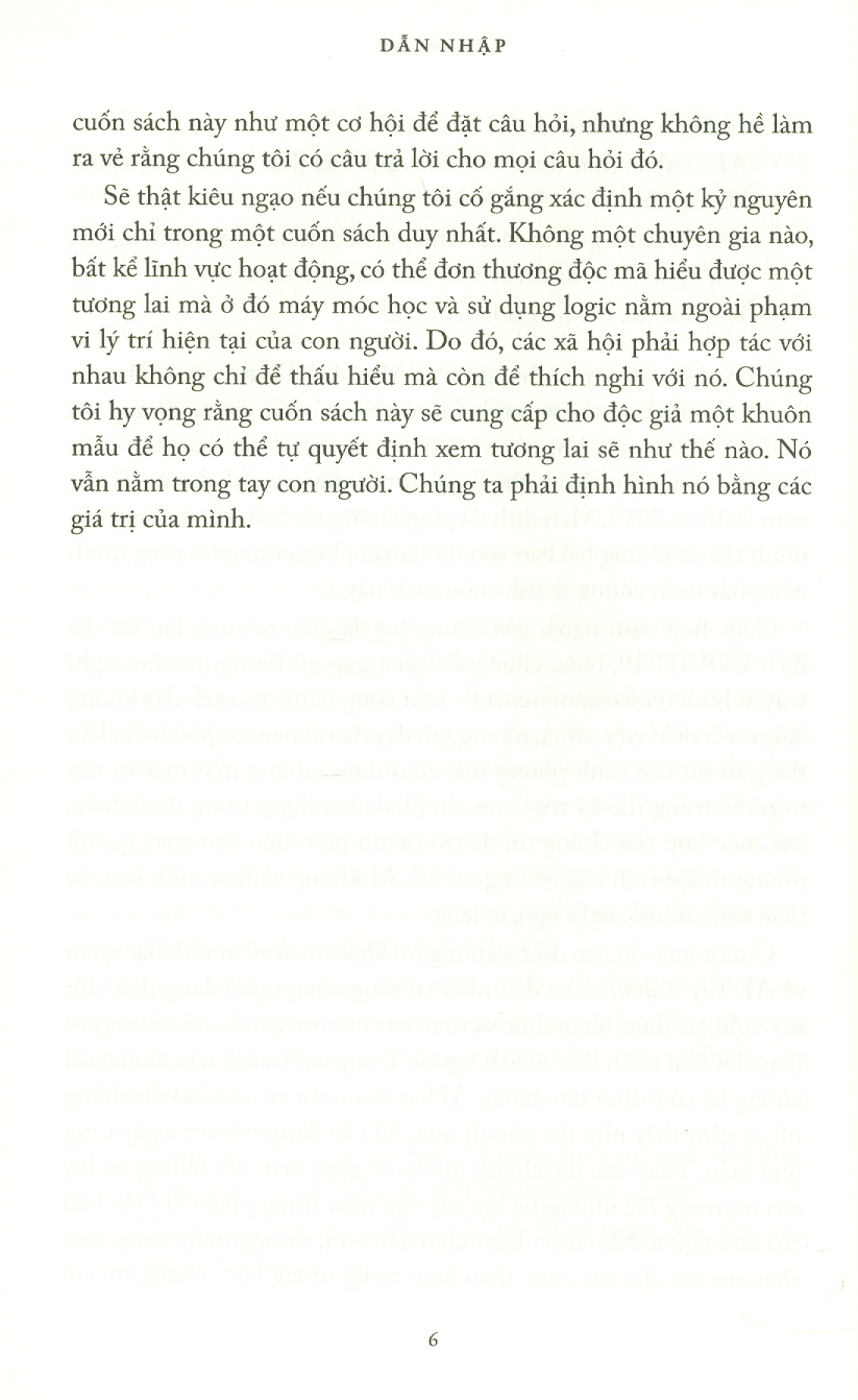 Thời Đại AI Và Tương Lai Loài Người Chúng Ta
