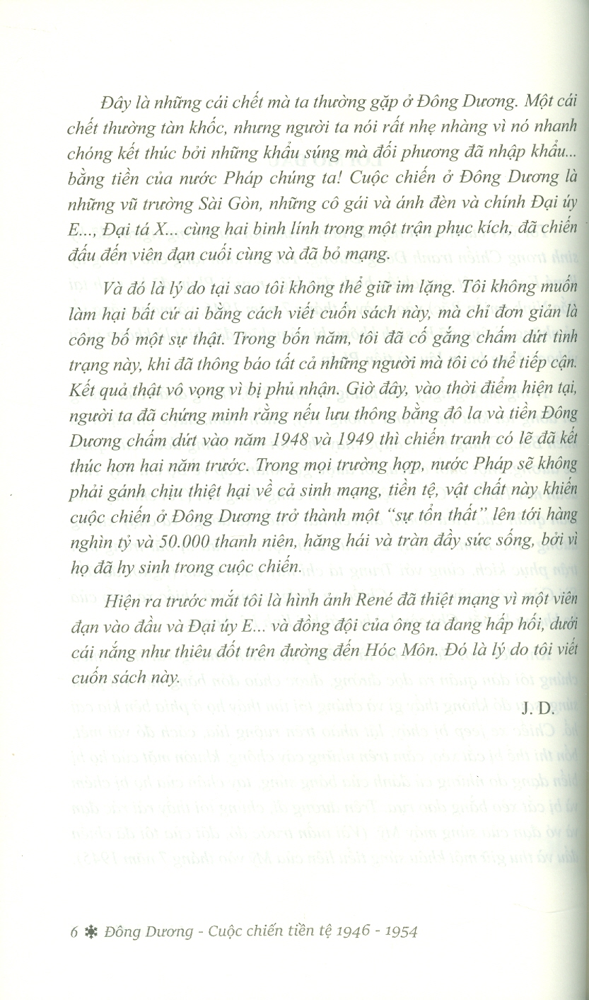 Đông Dương Cuộc Chiến Tiền Tệ 1946-1954 - Le Trafic De Piastres - Jacques Despuech; Mai Yến Thi dịch