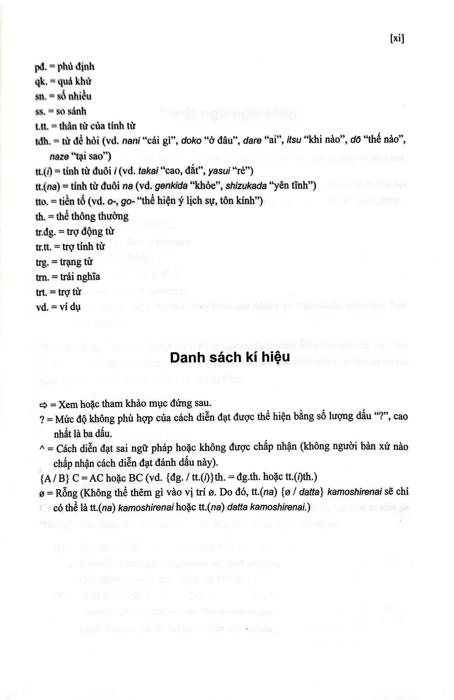 Từ Điển Ngữ Pháp Tiếng Nhật Sơ Cấp