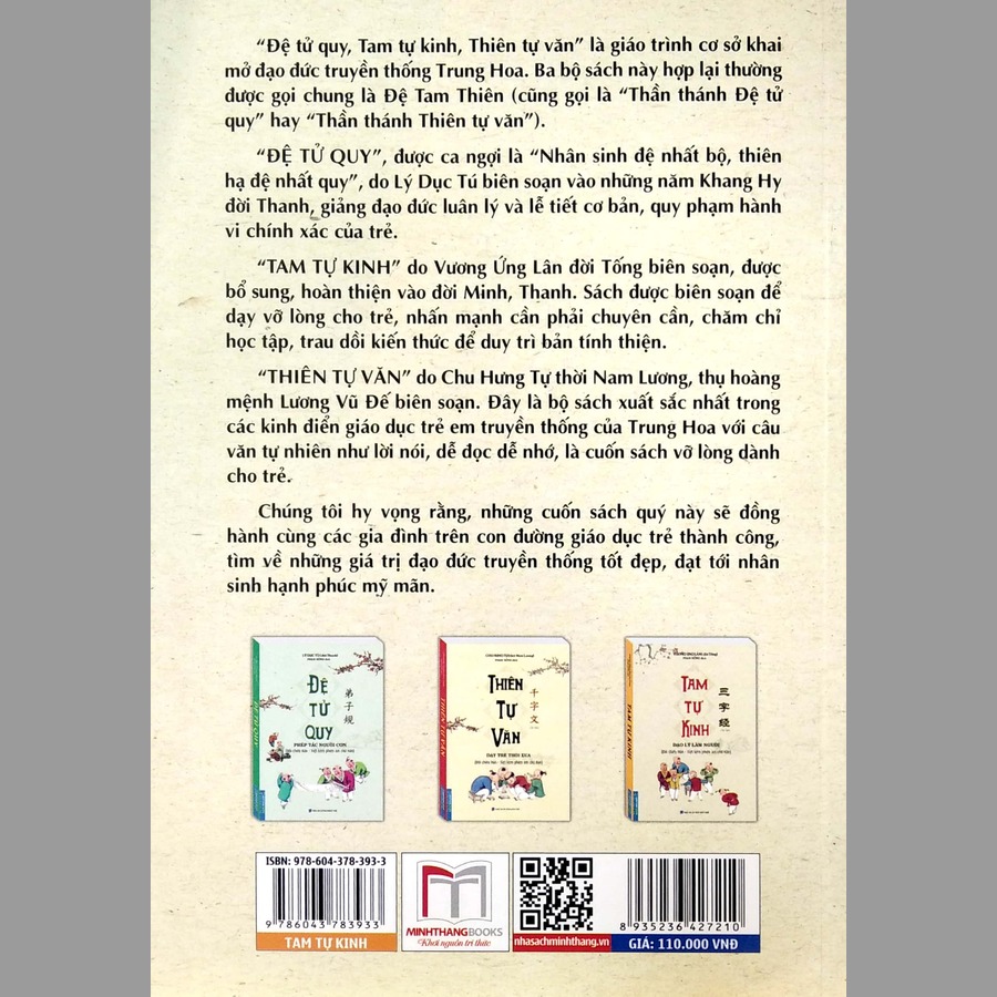 Tam Tự Kinh (bìa mềm) - tái bản
