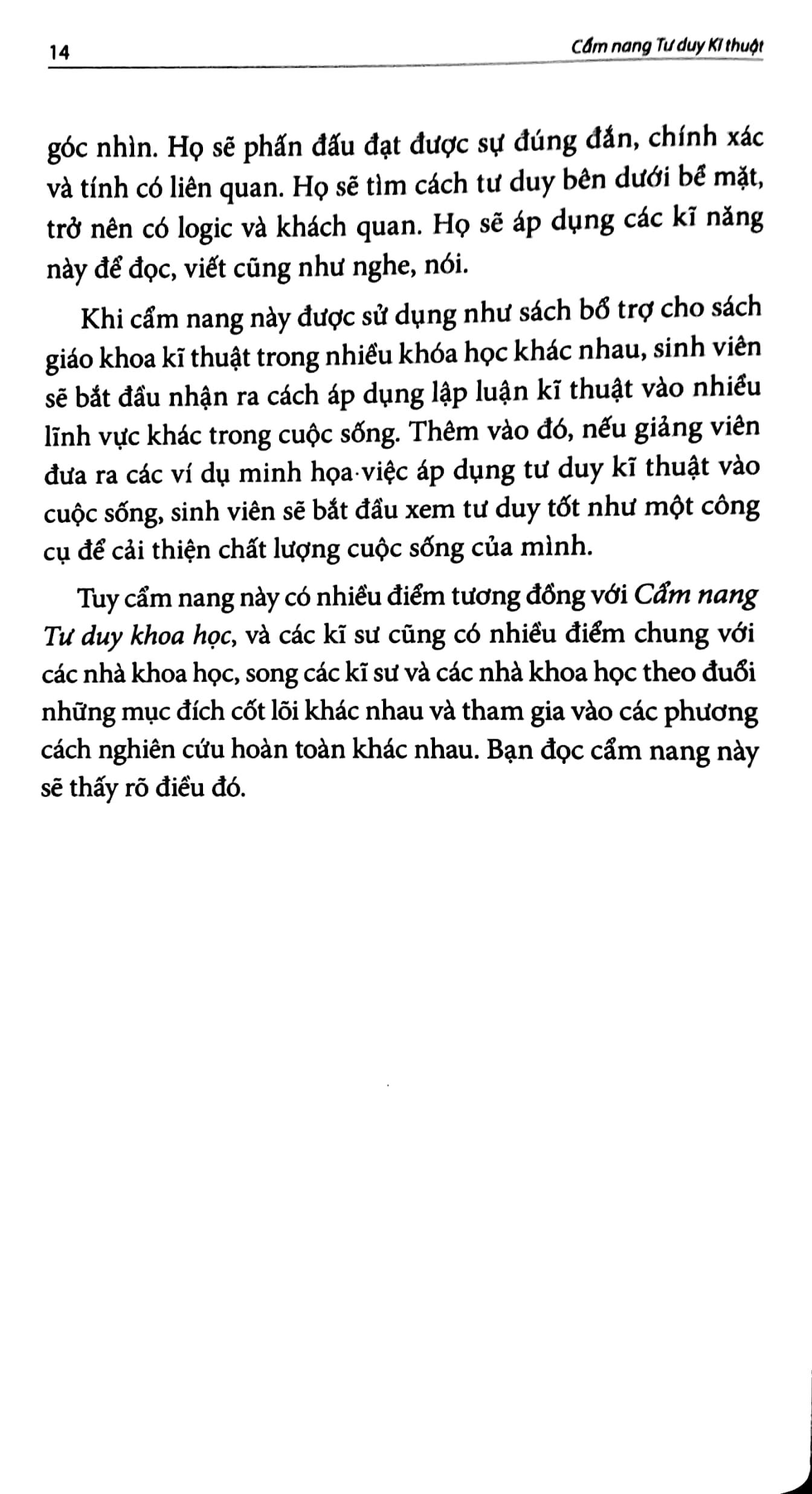 Cẩm Nang Tư Duy Kĩ Thuật