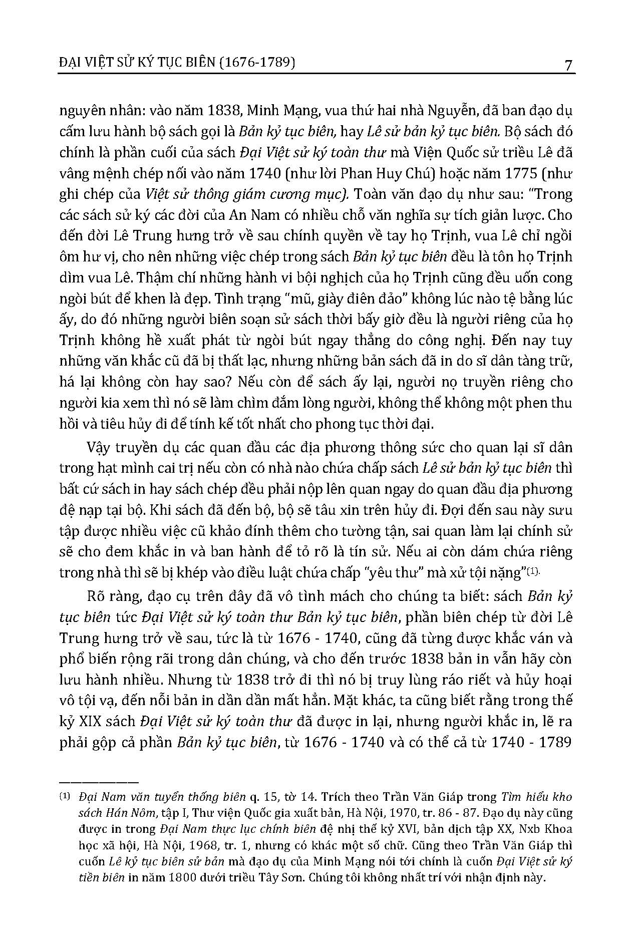 Đại Việt Sử Ký Tục Biên (1676 - 1789) (Tái bản 2025)
