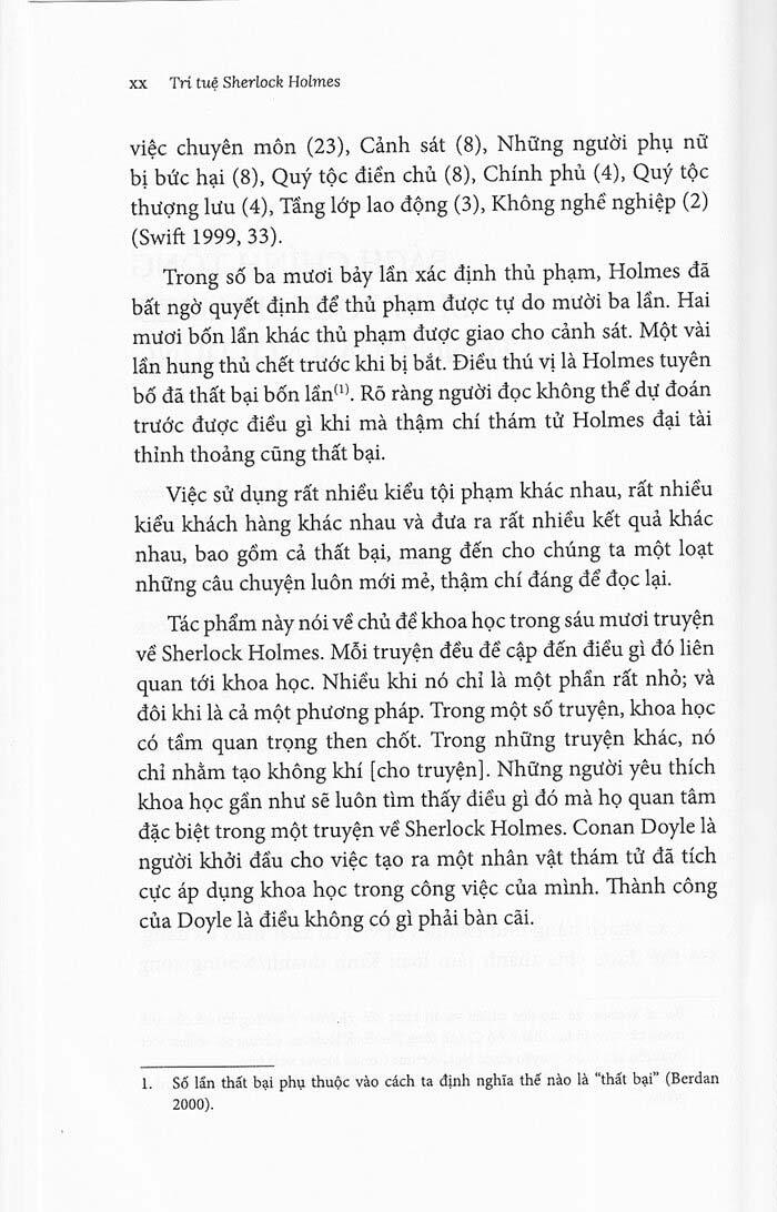 Trí Tuệ Sherlock Holmes - Phá Án Bằng Khoa Học Và Khoa Học Hình Sự