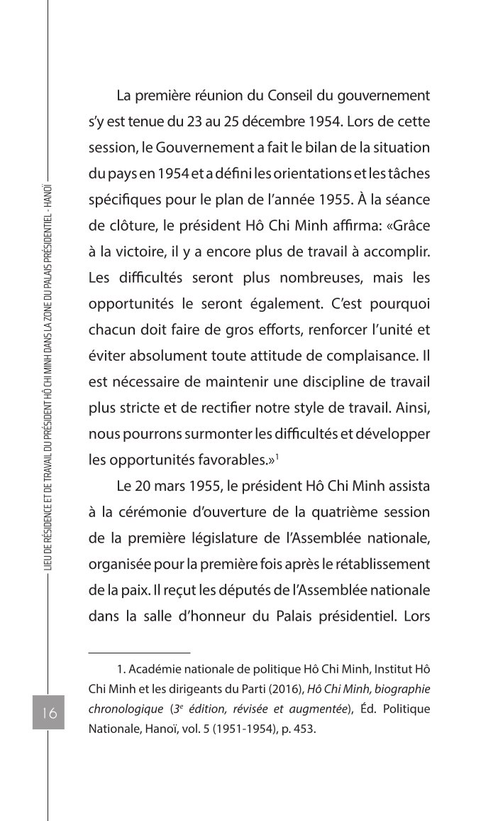 Lieu de residence et de travail du pesident Ho Chi Minh dans la zone du palais presidentiel - Hà Nội