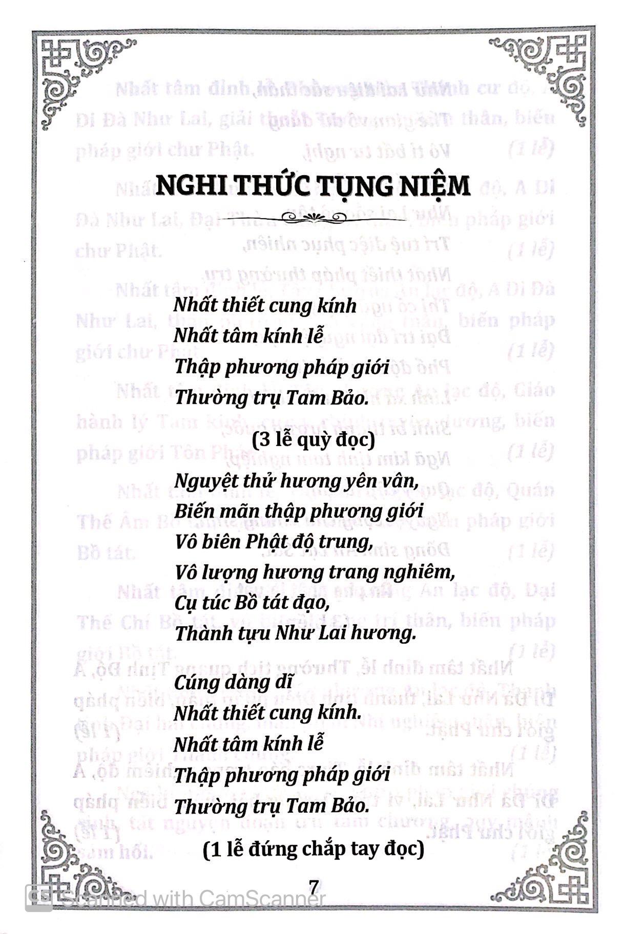 Chư Kinh Nhật Tụng