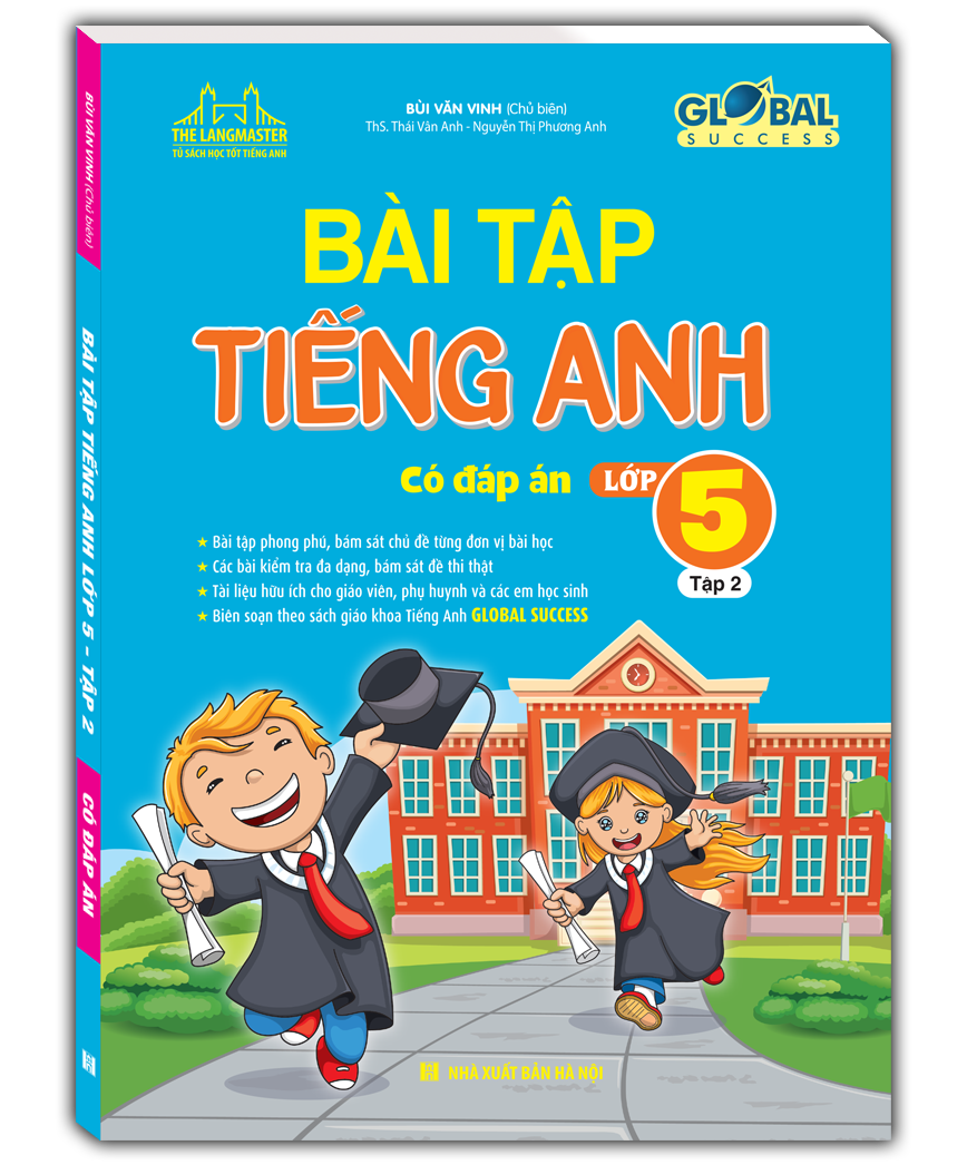 Sách - GLOBAL SUCCESS Bài Tập Tiếng Anh Lớp 5 - tập 2 (Có Đáp Án)