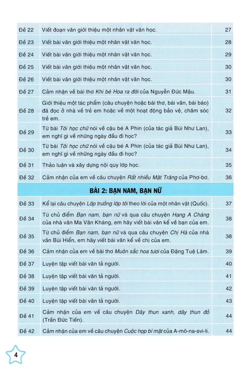 Sách - Những Bài Làm Văn Mẫu 5 - Tập 1 (Cánh Diều)