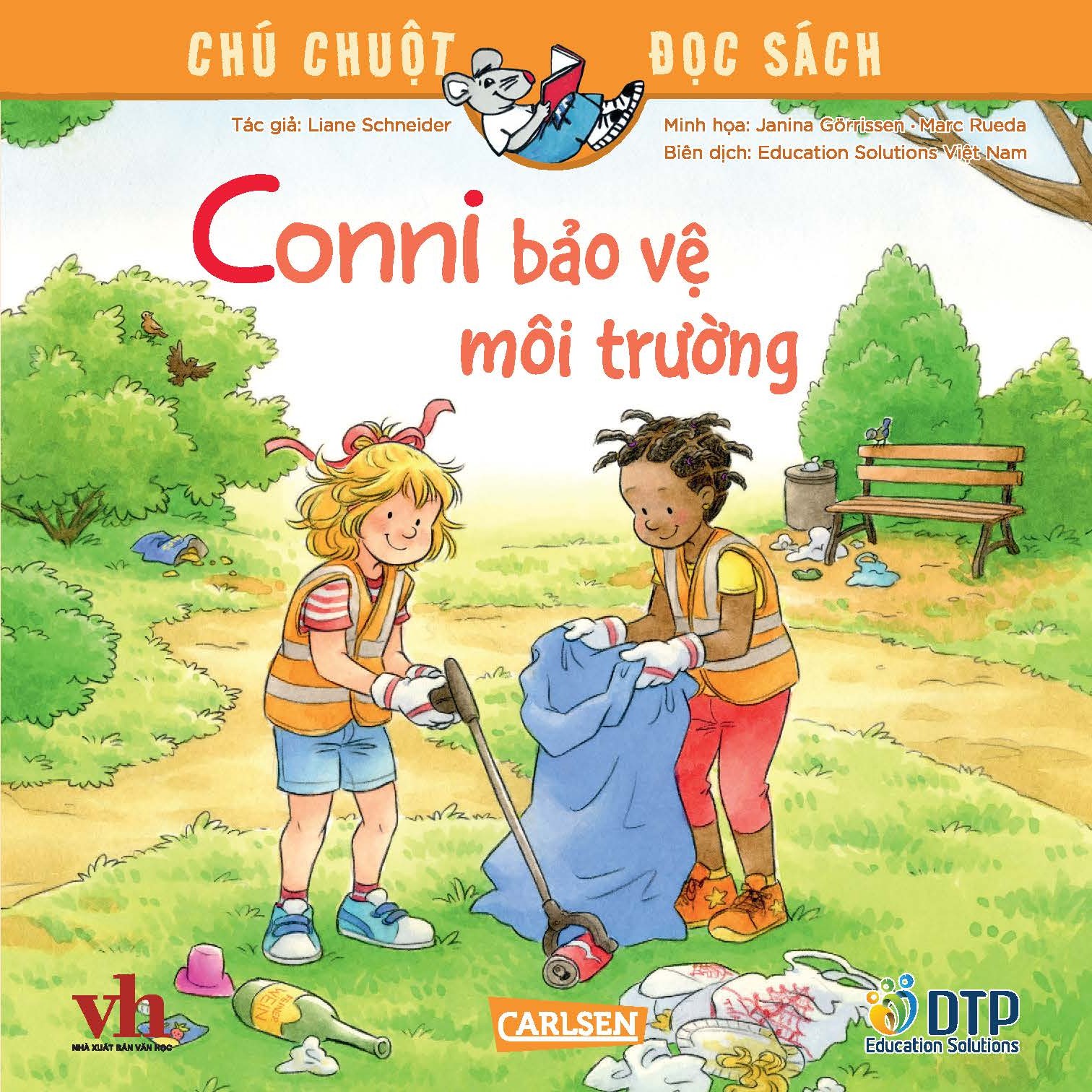 Combo truyện Conni và những câu chuyện hàng ngày combo 3 - chú chuột đọc sách