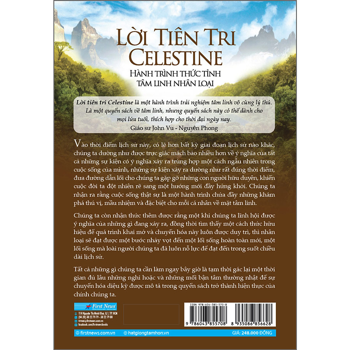 Lời Tiên Tri Celestine - Quyển sách mang đến sự khai sáng đầy thông tuệ, những nhận thức mới mẻ về mặt tâm linh