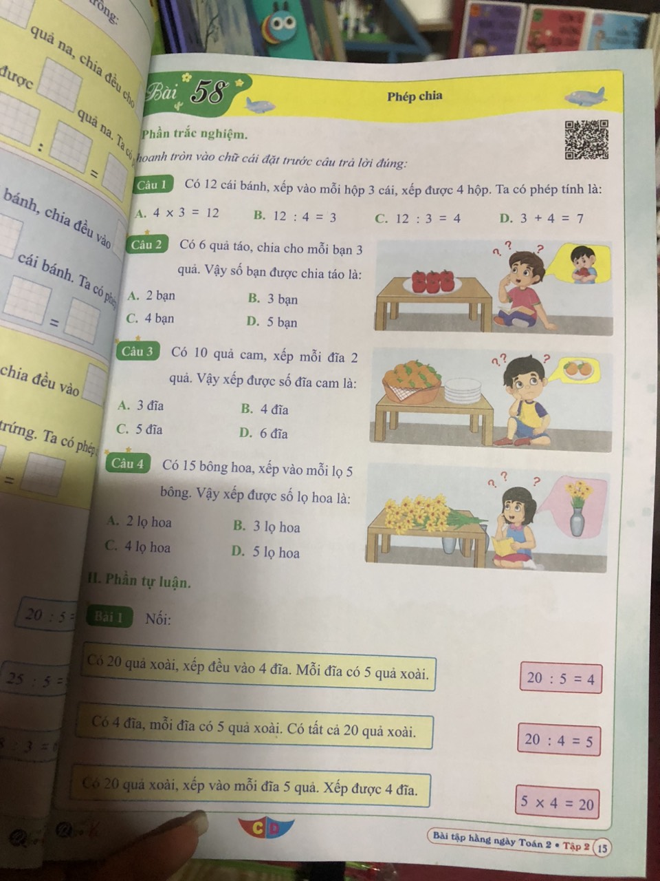 Sách - Combo Bài Tập Hằng Ngày - Toán và Tiếng Việt Lớp 2 - cánh diều - Tập 1, 2 (2 cuốn) ,