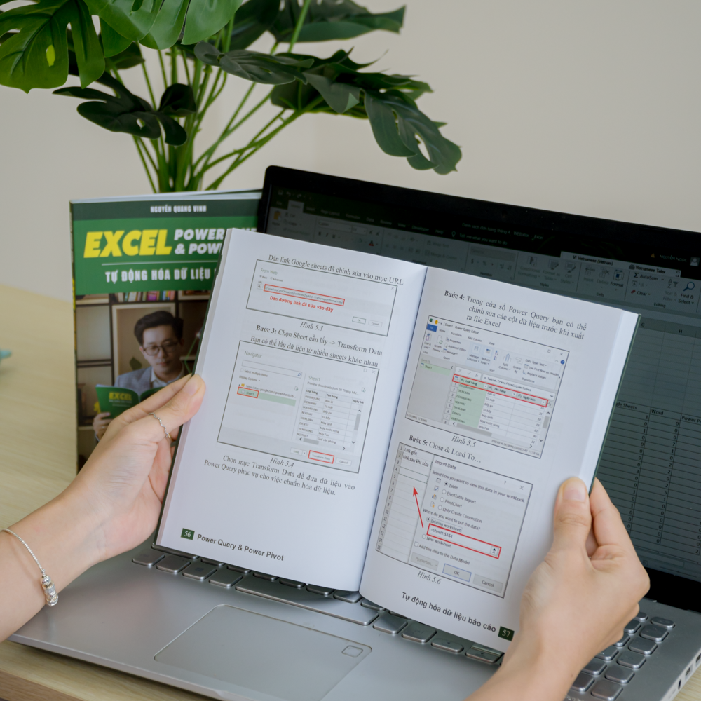 Combo 4 Sách Excel - Google Sheet - 150 TT - Power Query ĐÀO TẠO TIN HỌC Ứng Dụng Văn Phòng Kèm Video Khóa Học