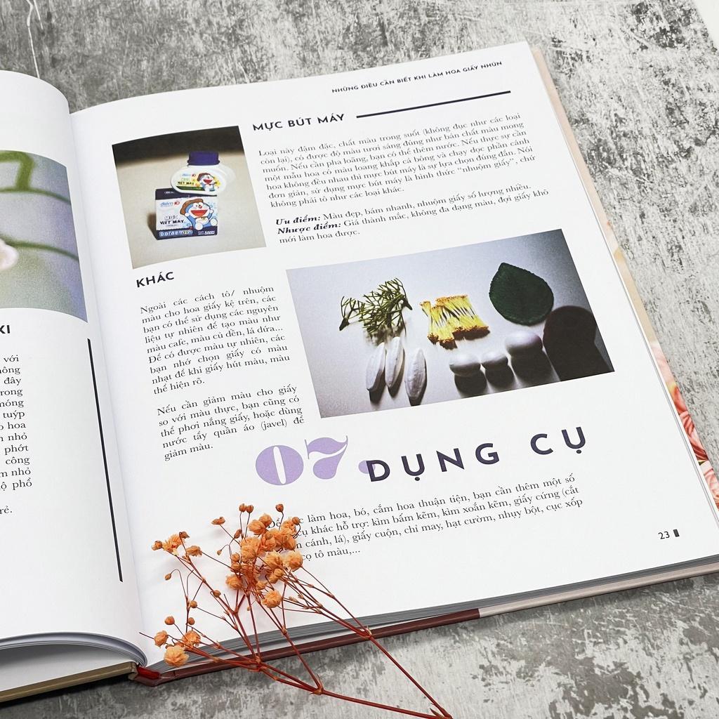 Sách - Hướng Dẫn Làm Hoa Giấy Nhún - Những Mẫu Hoa Căn Bản - Phần 1 - Việt Thư