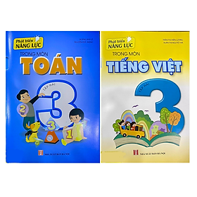 Sách - Combo phát triển năng lực trong môn Toán + Tiếng Việt 3 - tập 2