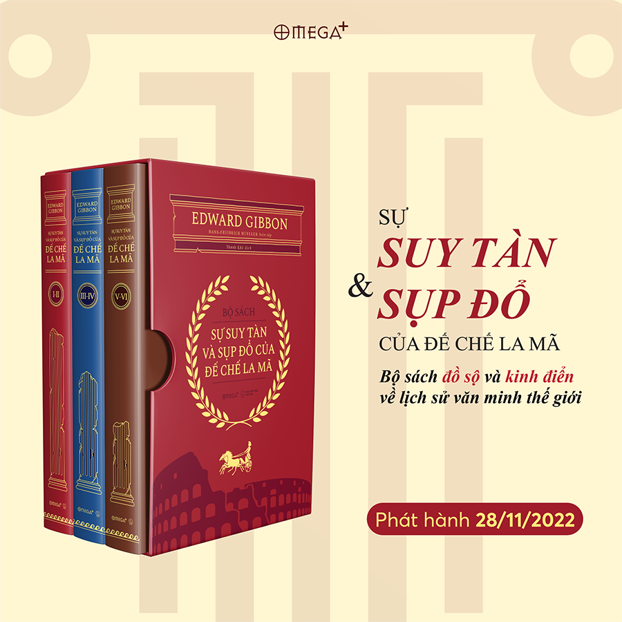 Trạm Đọc Official | Bộ Sách Sự Suy Tàn Và Sụp Đổ Của Đế Chế La Mã