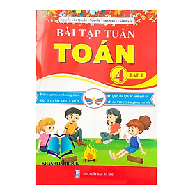 Sách - Bài Tập Tuần Toán 4 Tập 1 ( Cánh Diều )