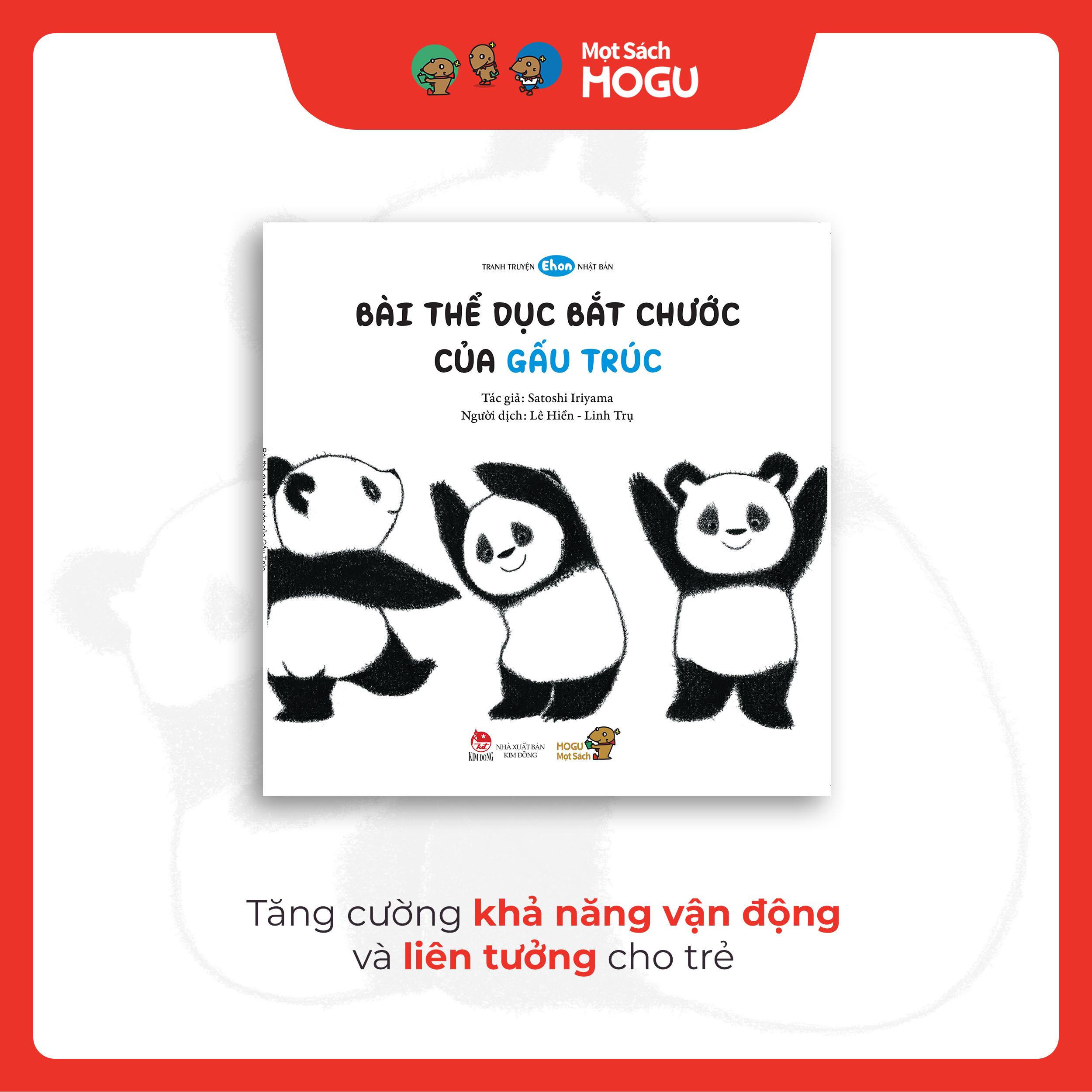 Truyện Ehon bé 1-2-3 tuổi - Bộ 4 cuốn Phát triển vận động