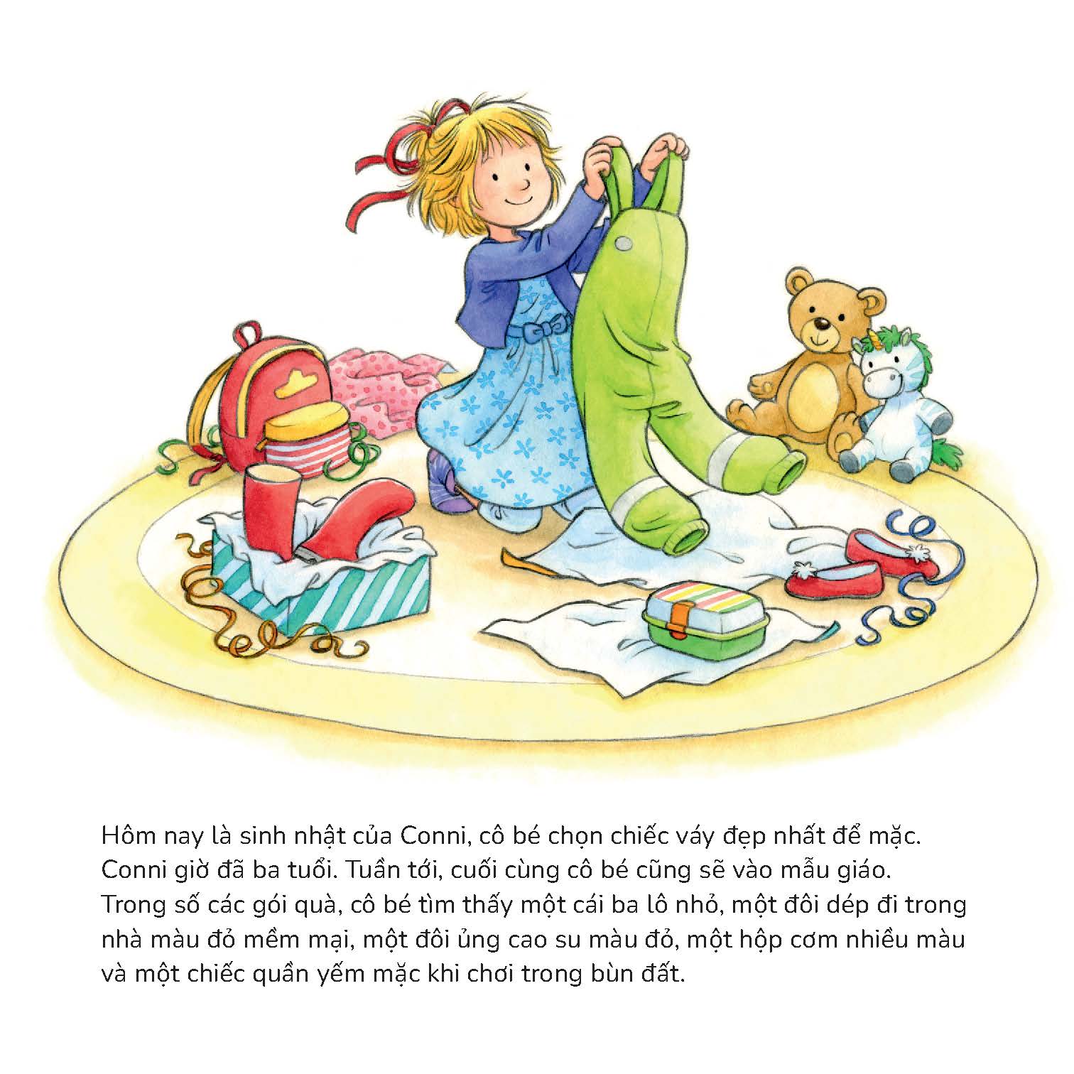 Combo truyện Conni và những câu chuyện hàng ngày combo 3 - chú chuột đọc sách
