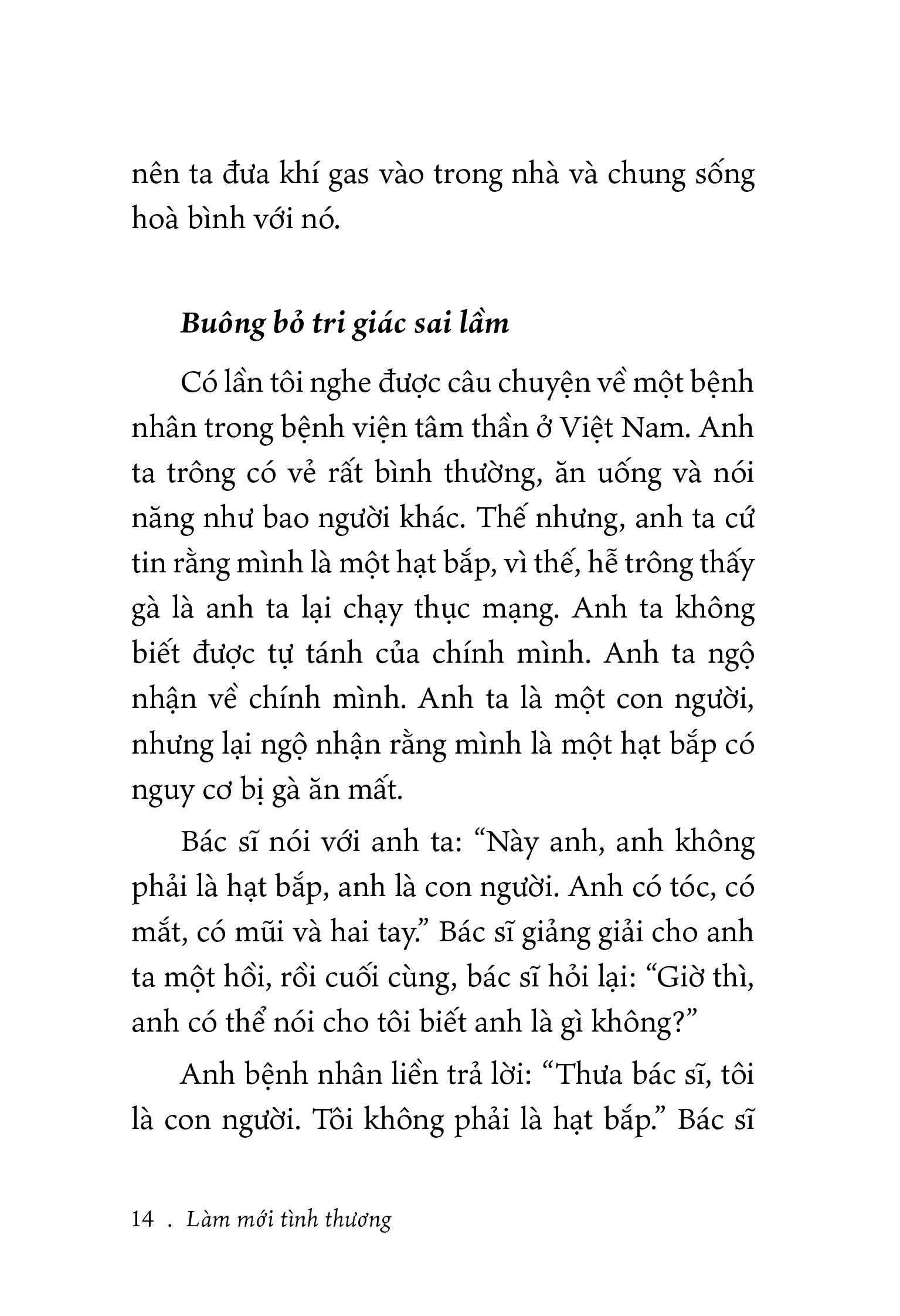 Làm mới tình thương - Tái bản