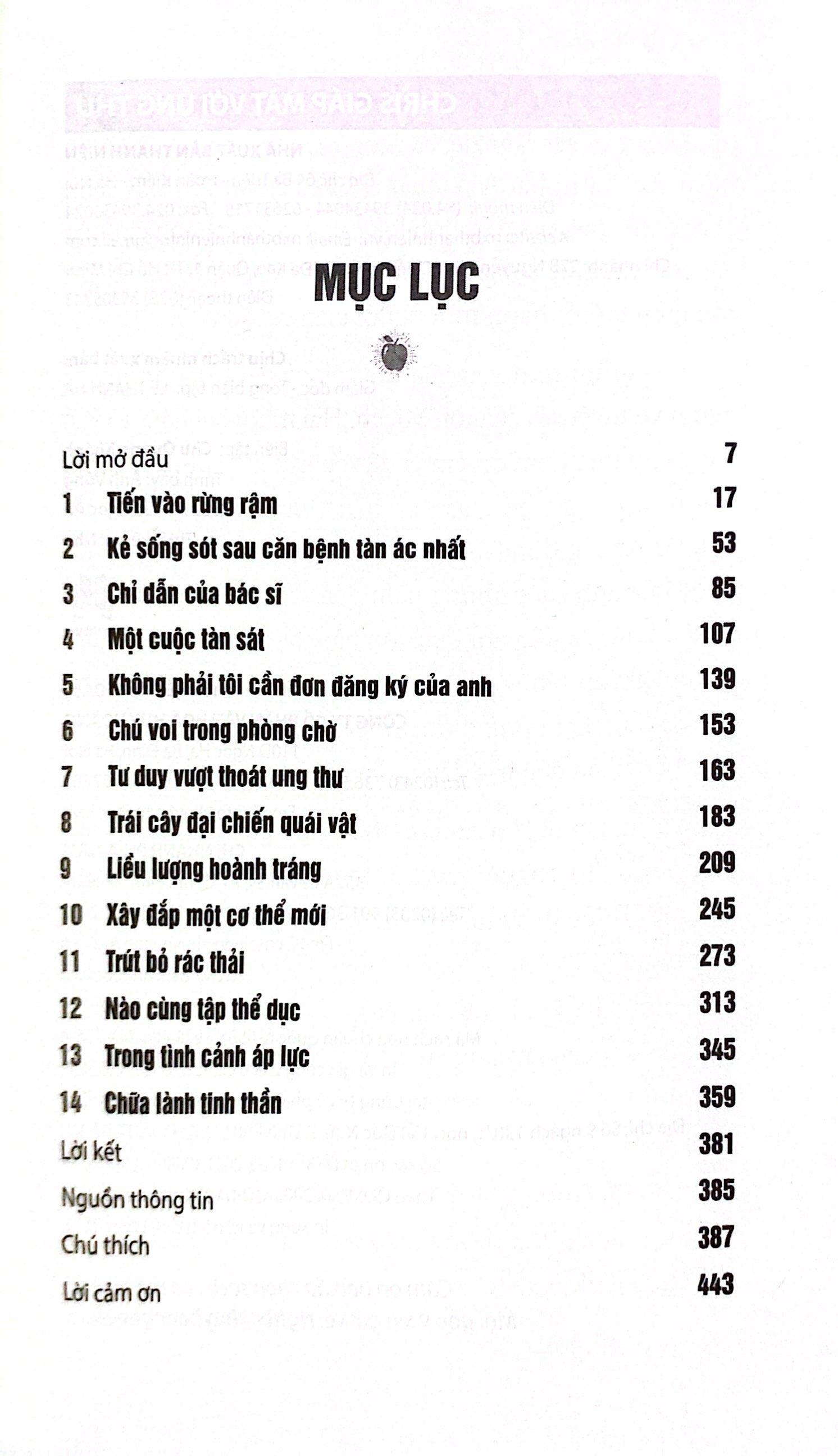 Chris Giáp Mặt Với Ung Thư
