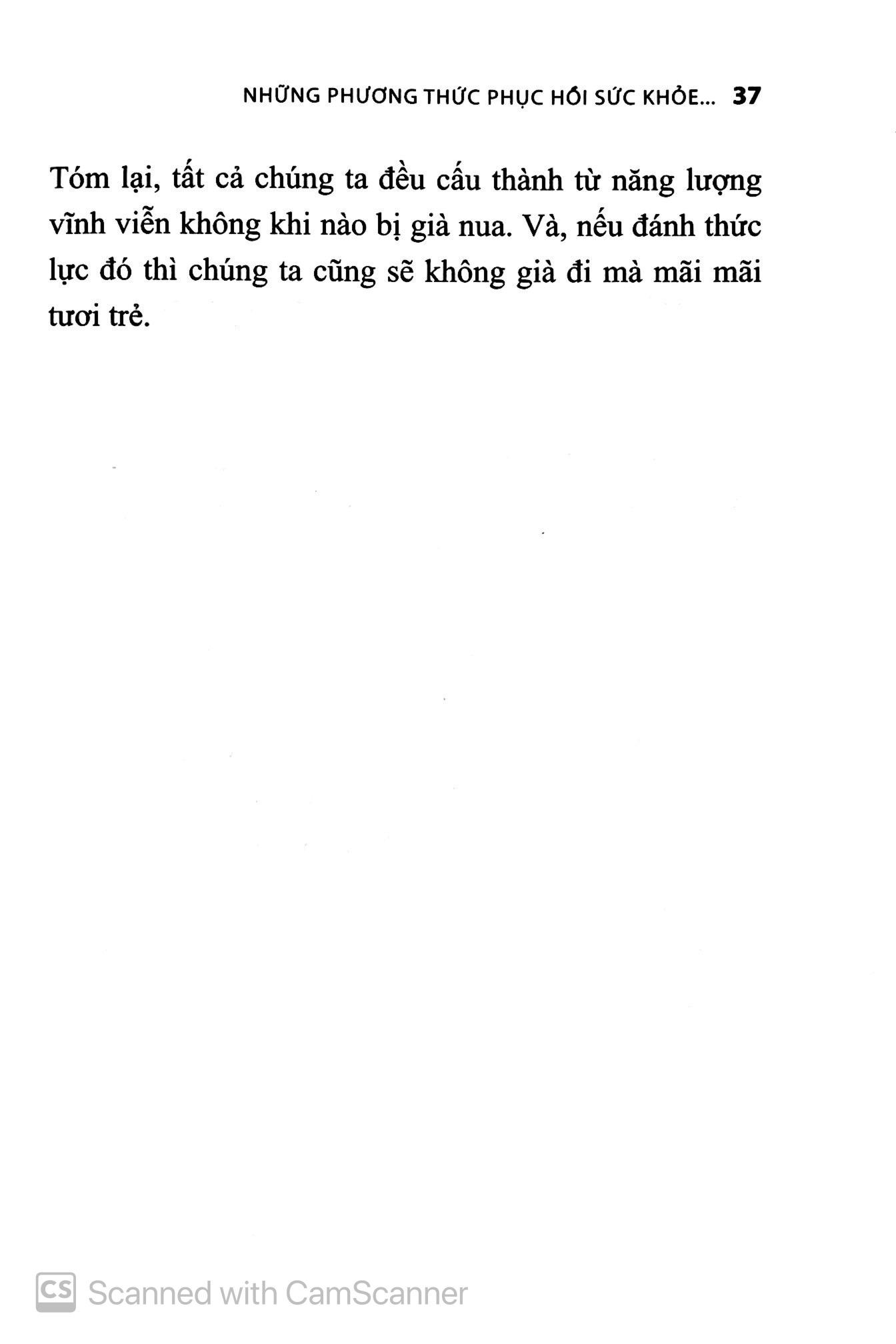 Những Phương Thức Phục Hồi Sức Khỏe Theo Tự Nhiên (Tái Bản)