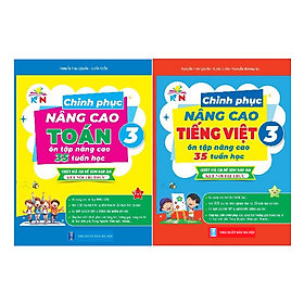 Sách - Combo Chinh Phục Nâng Cao Toán + Tiếng Việt Lớp 3 - Kết Nối