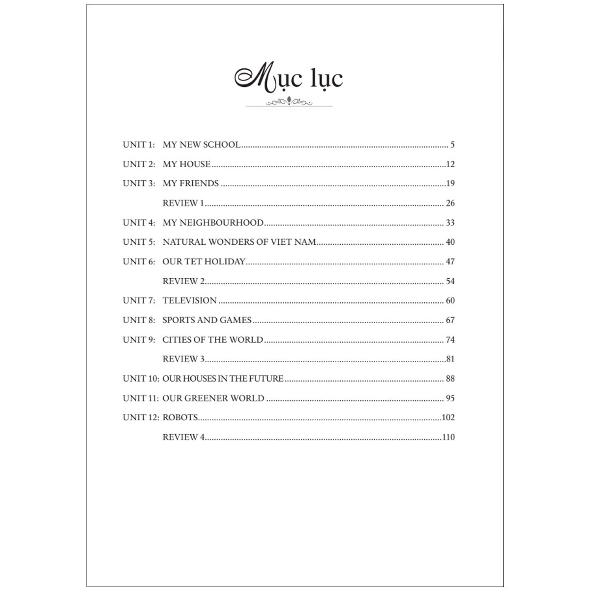 Bài tập Thực hành tiếng Anh 6 (Không đáp án) - Dùng kèm SGK TA 6 GLOBAL SUCCESS