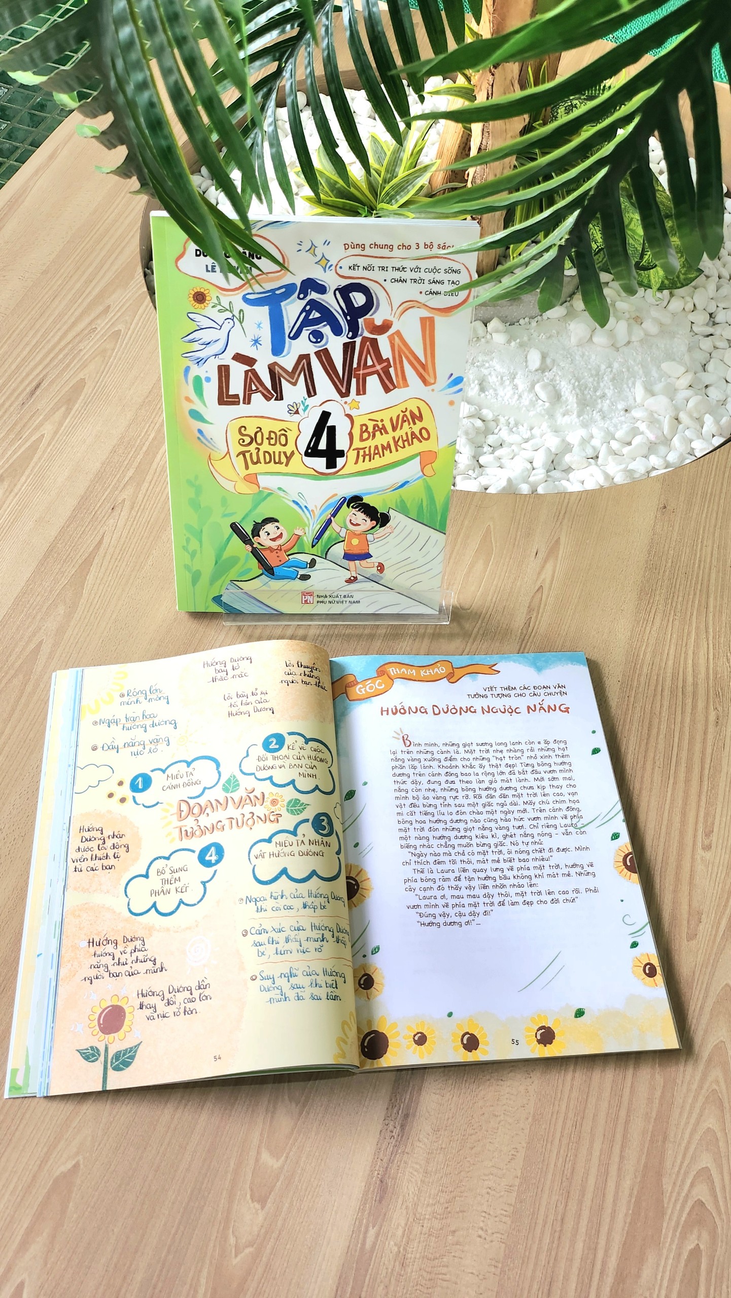 Sách - Tập làm văn 4 sơ đồ tư duy bài văn tham khảo
