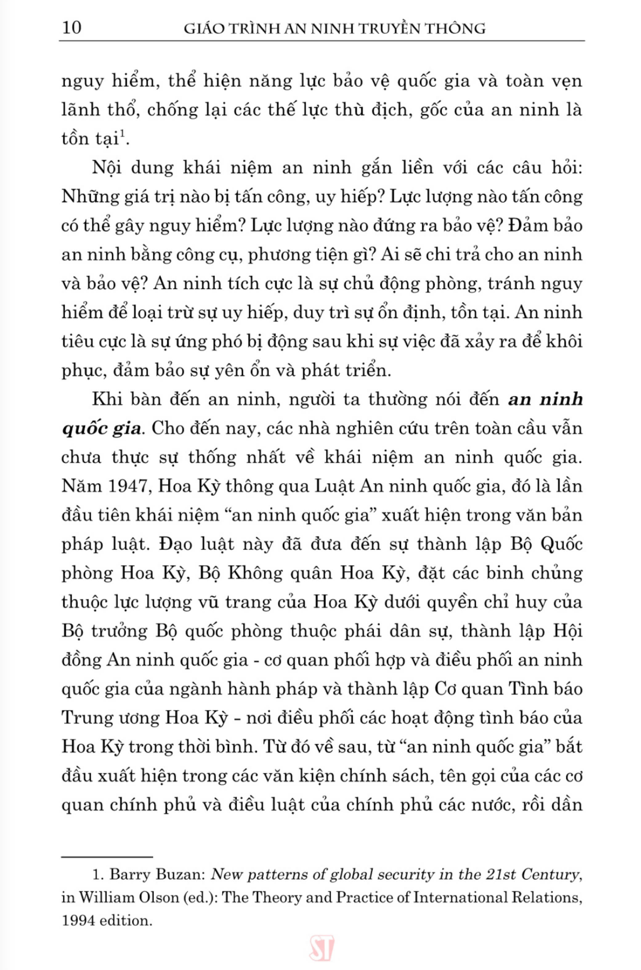 Giáo trình an ninh truyền thông