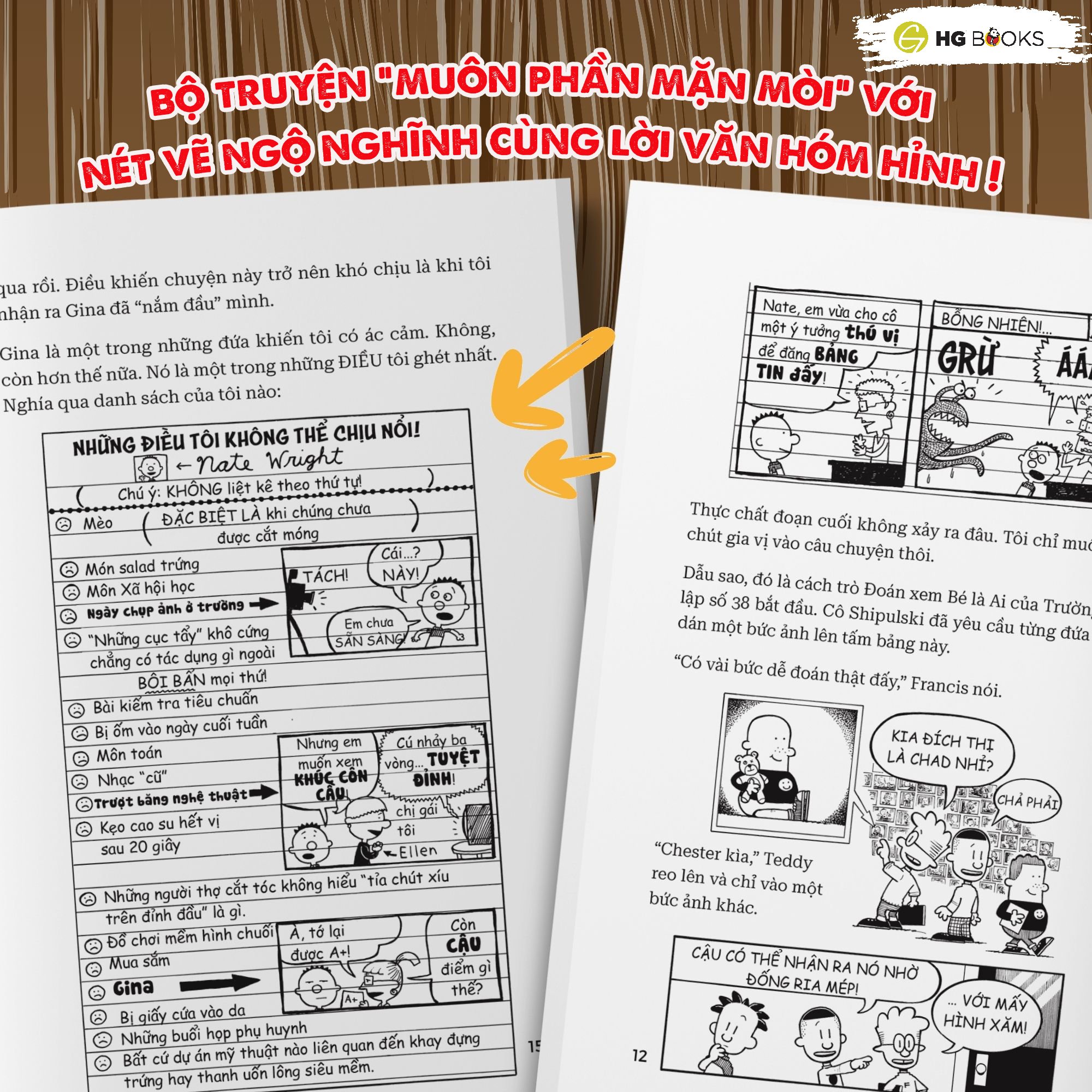 Truyện tranh Big Nate: Strikes Again - Tập 2: Lội Ngược Dòng - Bản Song Ngữ. Tặng Kèm File Nghe