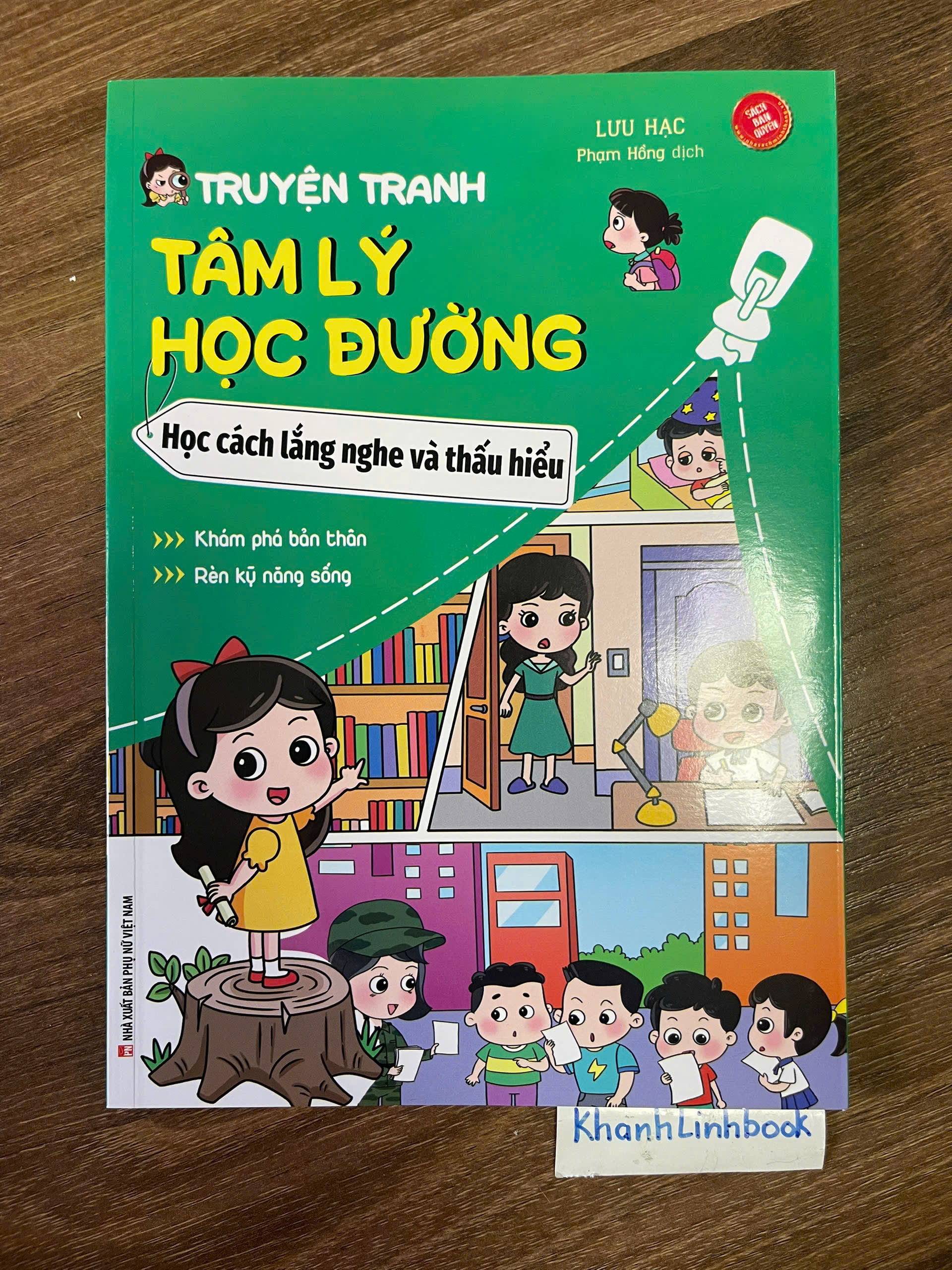 Sách - Truyện tranh tâm lý học đường - Học cách lắng nghe và thấu hiểu.