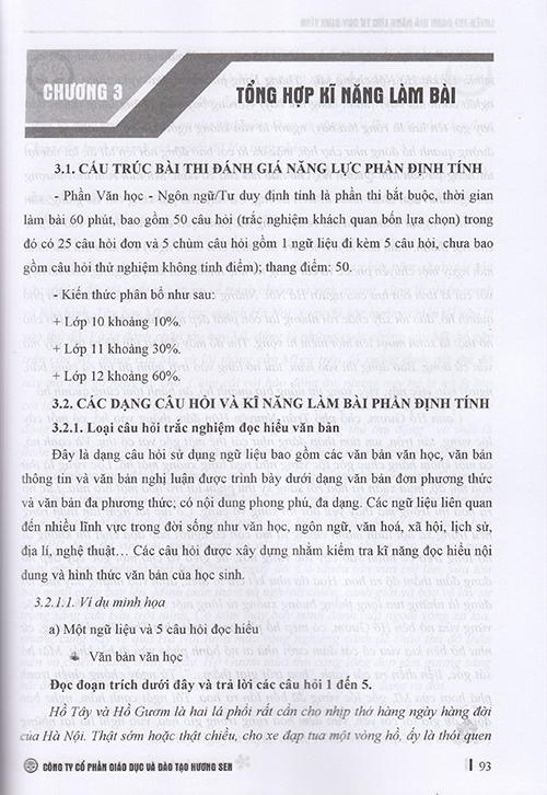 Sách - Luyện thi đánh giá năng lực Tư duy định tính - Kiến thức lớp 12 (Dành cho các kì thi Đánh giá năng lực)