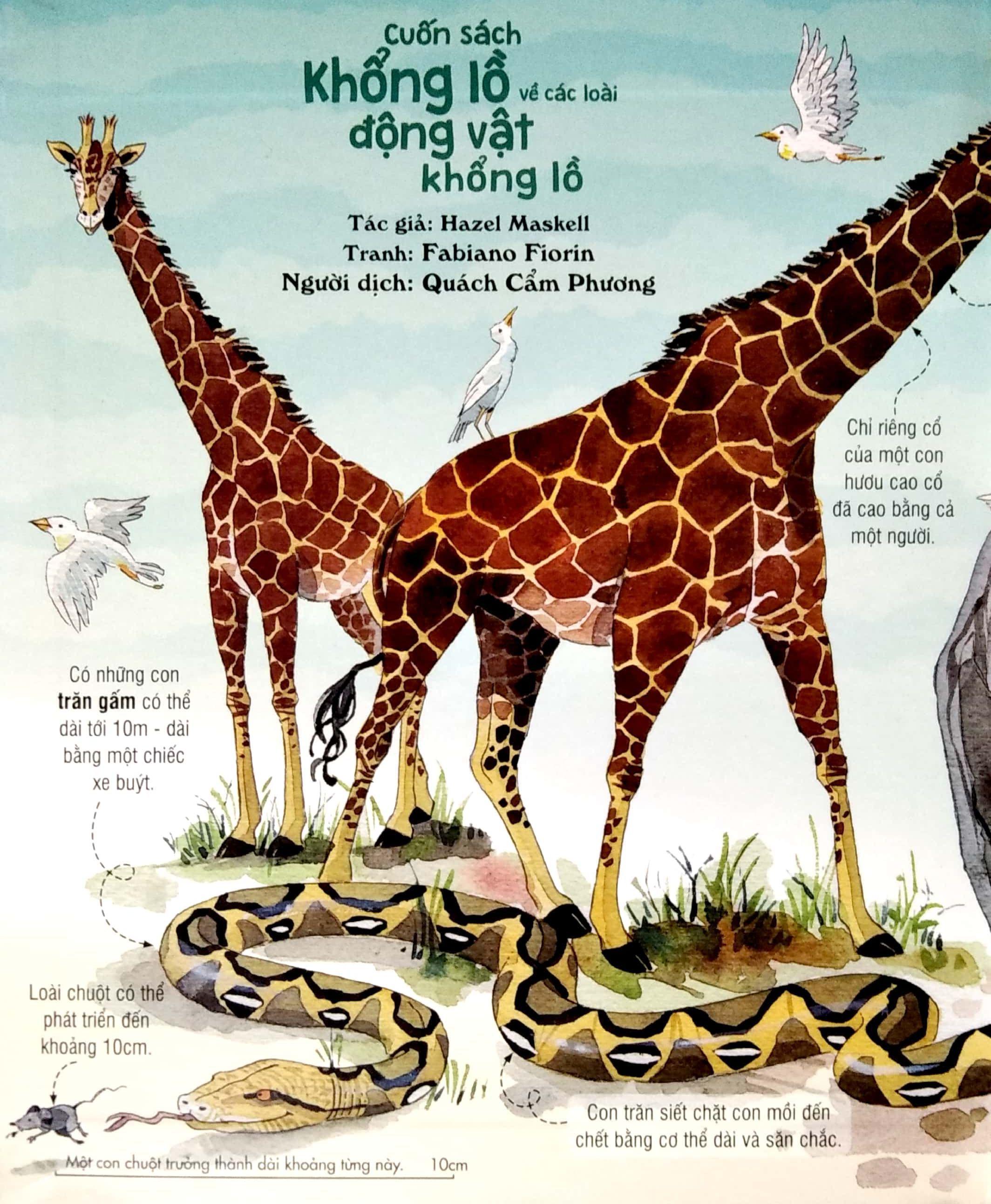 Sách Tương Tác - Big book - Cuốn sách khổng lồ về các loài động vật khổng lồ