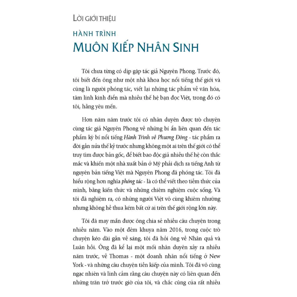Sách Muôn kiếp nhân sinh - Nguyên Phong