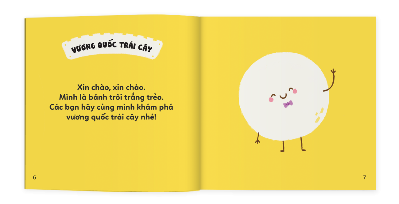 Sách Ehon Vương Quốc Trái Cây - Trái Cây Muôn Màu